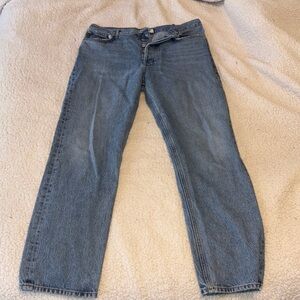 Agolde Light Blue Straight Jean Size 29 90’s Pinch